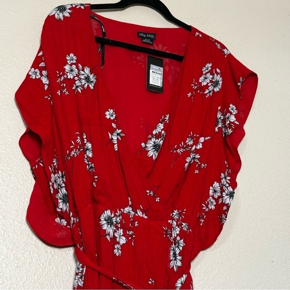 CITY CHIC Res Floral Love Maxi Dress XL/22 NWT - Picture 4 of 10